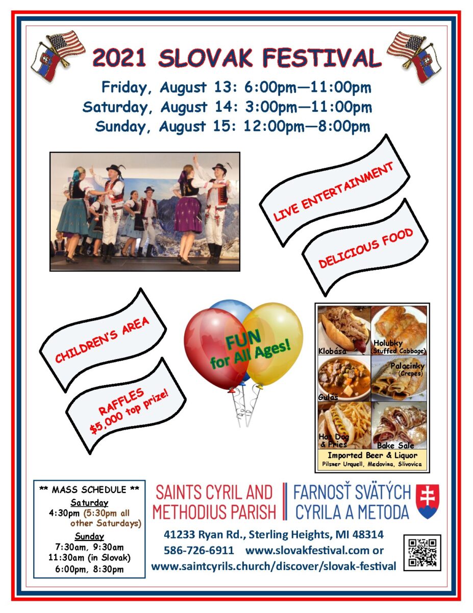 Slovak Festival SS. Cyril and Methodius Parish