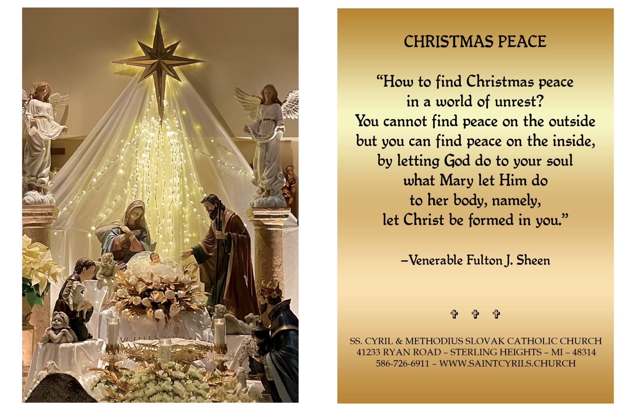 Christmas Novena SS. Cyril and Methodius Parish